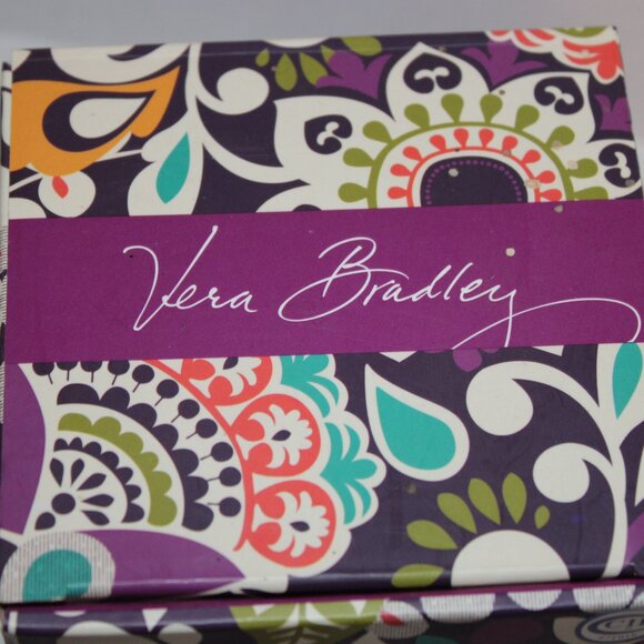Vera Bradley Plum Crazy Porcelain Mug New in Original Box - Picture 1 of 6
